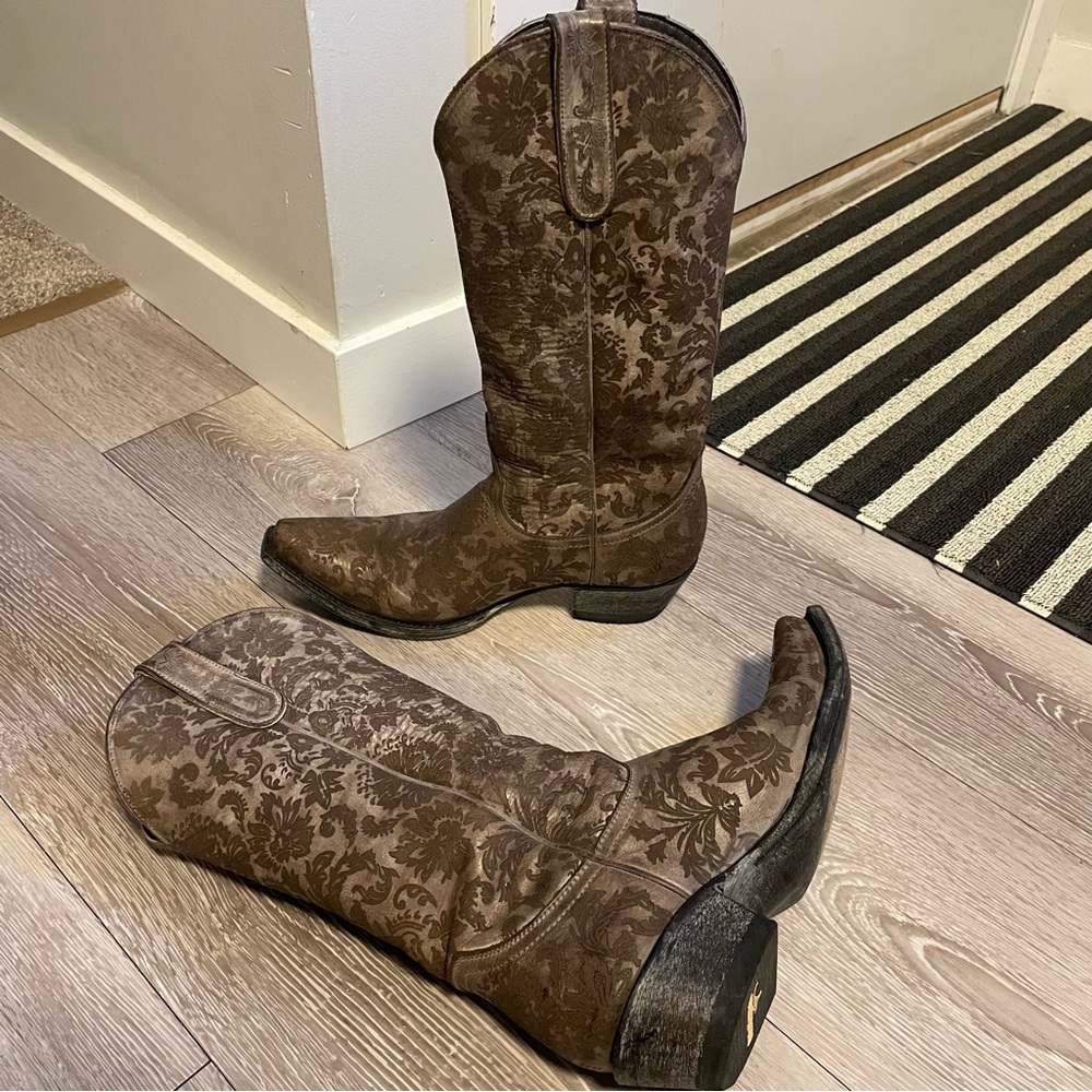 Old Gringo Floral Patterned Heeled Boots - Picture 3 of 12